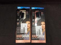 2x JML HairShark Pro Backcomber Hair Brush