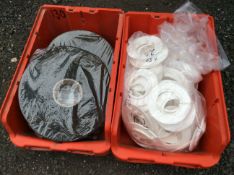 2x Mixed Building/Plumbing Supplies To Include Plastic Rosettes