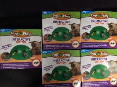 5x JML Pop N' Play Interactive Cat Toy