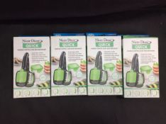 4x Nicer Dicer Quick Handheld Chopper, Slicer, Dicer and Wedger