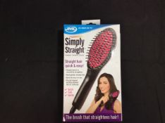 JML Simply Straight Heated Ceramic Brush