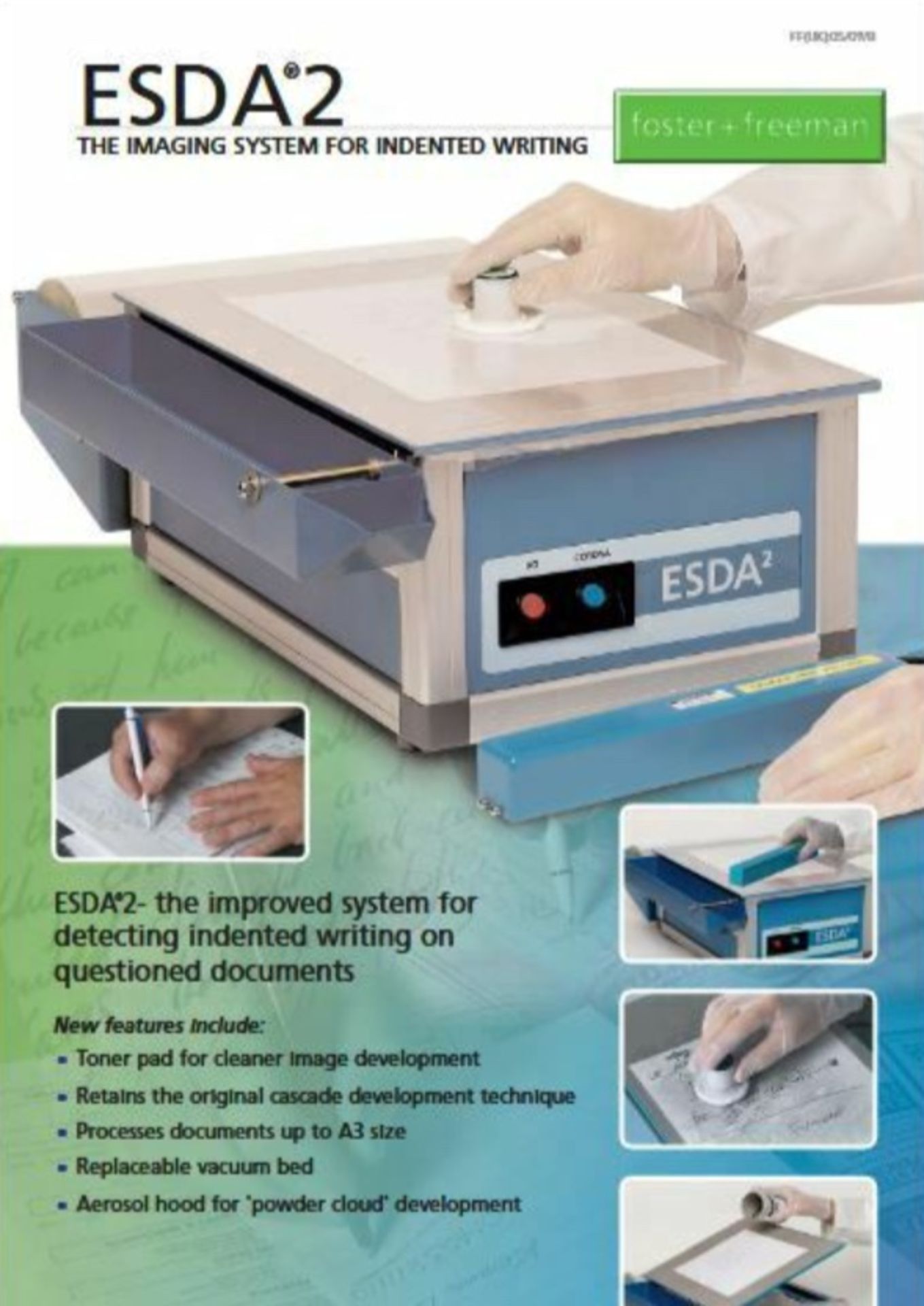 Foster + Freeman EDSA2 Forsensic Document Indented Writing Analysis Device (Cost £5000 2 Months Ago) - Image 11 of 12