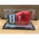 Joe Bugner Signed Boxing Glove With Acrylic Case