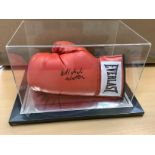 Michael Watson Signed Boxing Glove