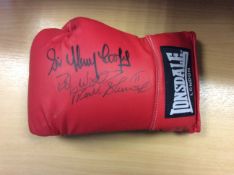 Frank Bruno & Sir Henry Cooper Signed Boxing Glove