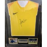 Peter Shilton Signed Frame Shirt