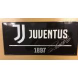 Cristiano Ronaldo Juventus Signed Street Plaque