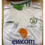 Roy Keane Signed Ireland Football Shirt