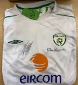 Roy Keane Signed Ireland Football Shirt