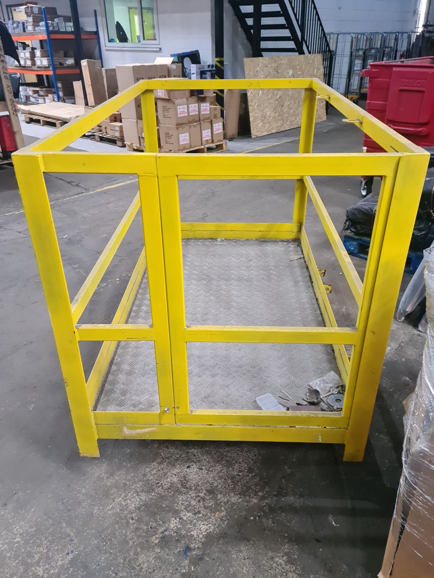 ForkLift Safety Cage Side Gate Yellow - Image 2 of 6