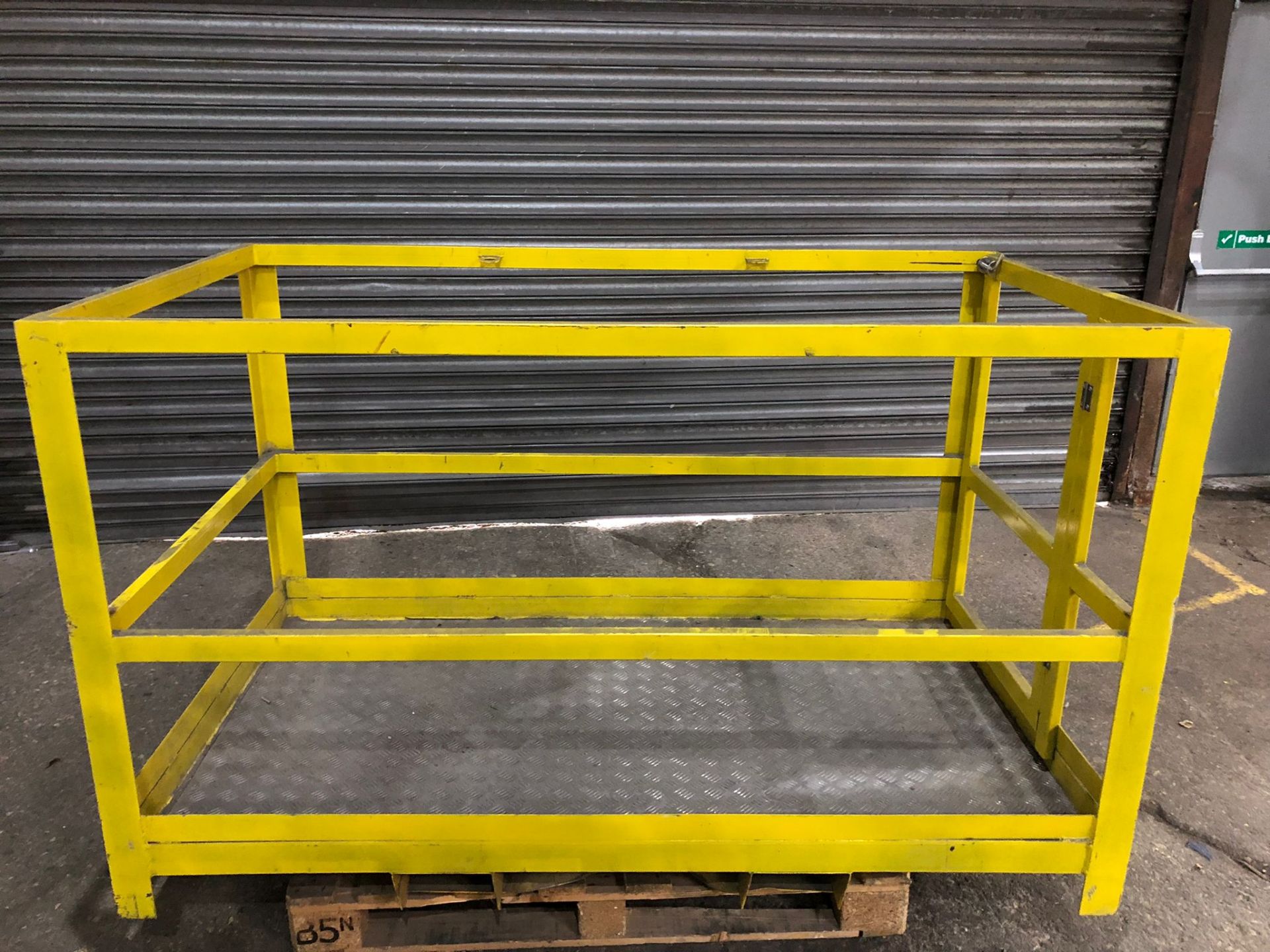 ForkLift Safety Cage Side Gate Yellow - Image 4 of 6