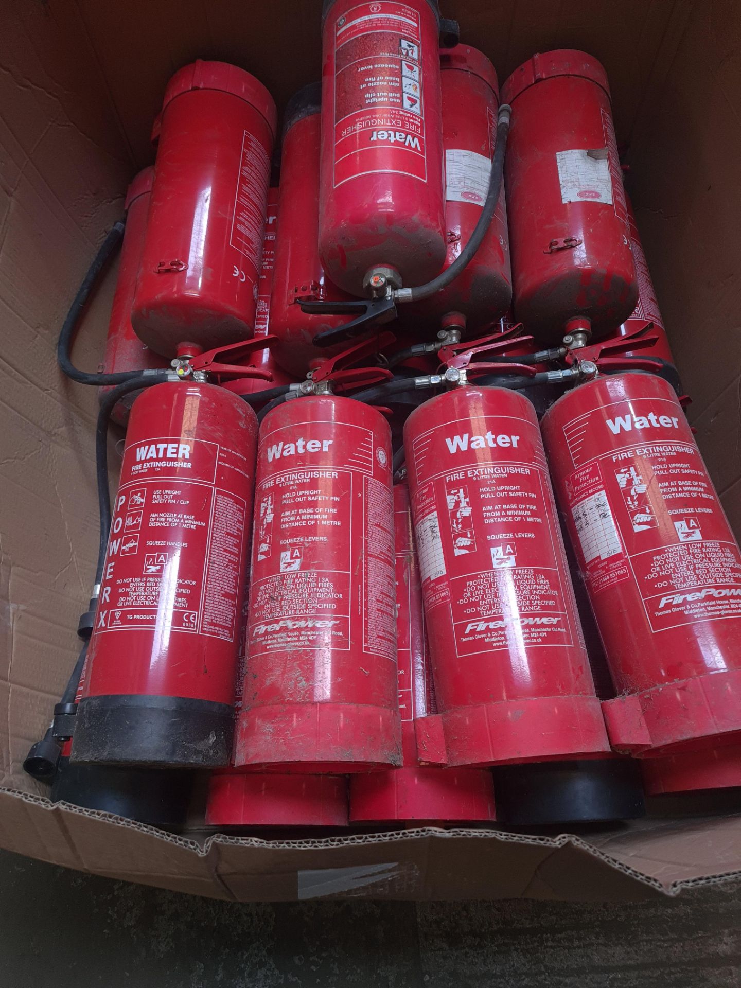 Joblot Used Fire Extinguishers - 19 PCS - P262 - Image 2 of 2
