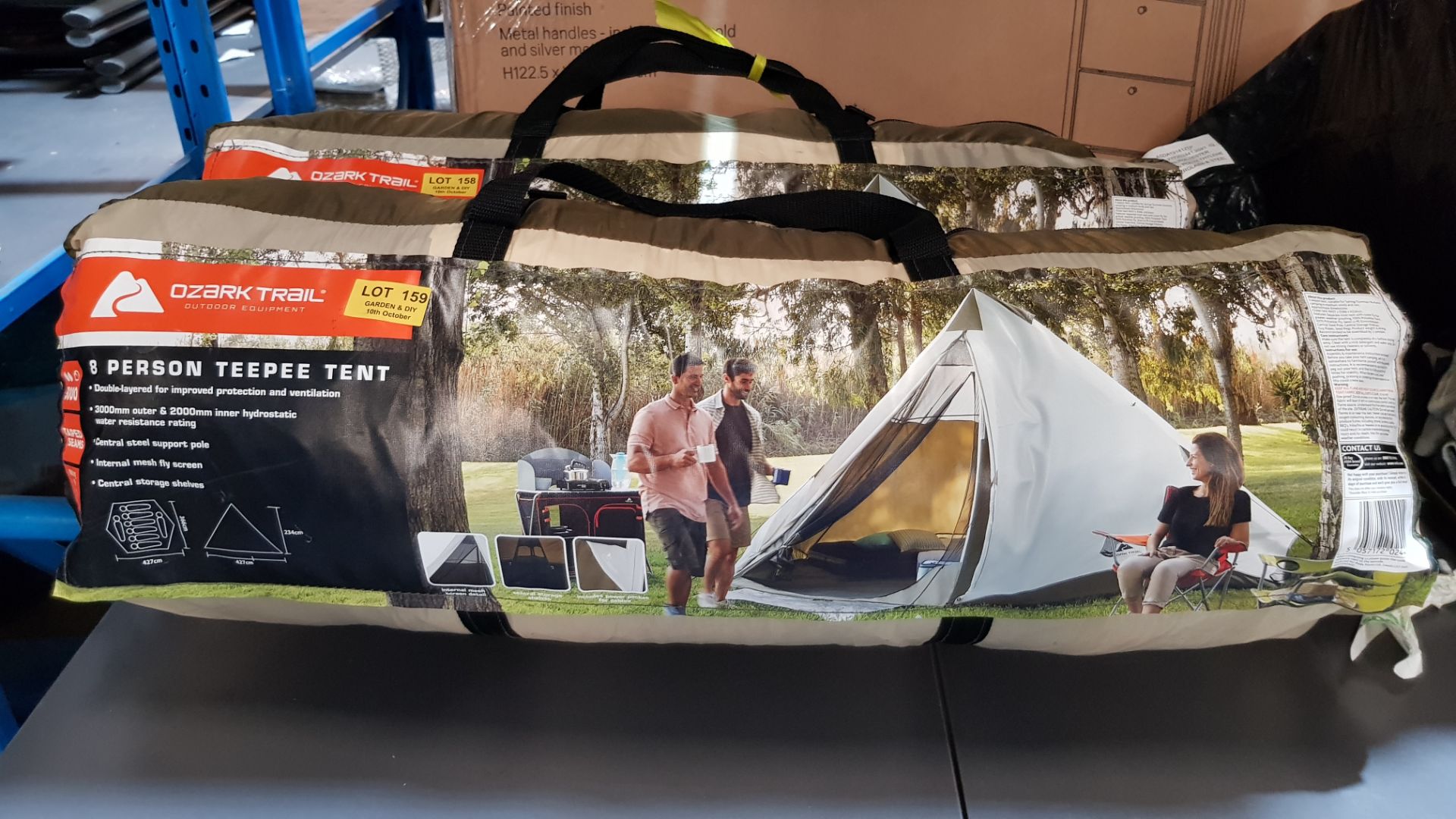 (2K) 1x Ozark Trail 8 Person Teepee Tent RRP £89. (Contents Not Checked). - Image 5 of 5