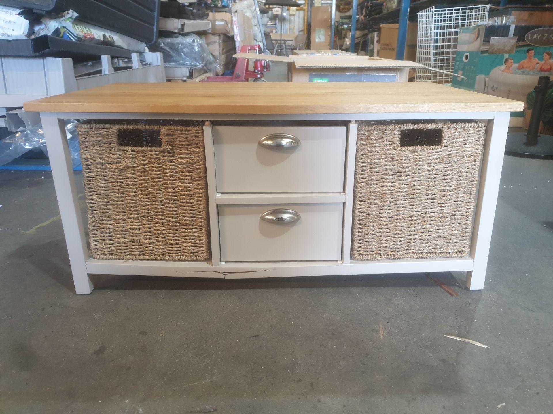 (3F) 1x Atterley Coffee Table. Units Has Crack On Bottom Panel. Rest Of Unit In Good Condition. - Image 6 of 7