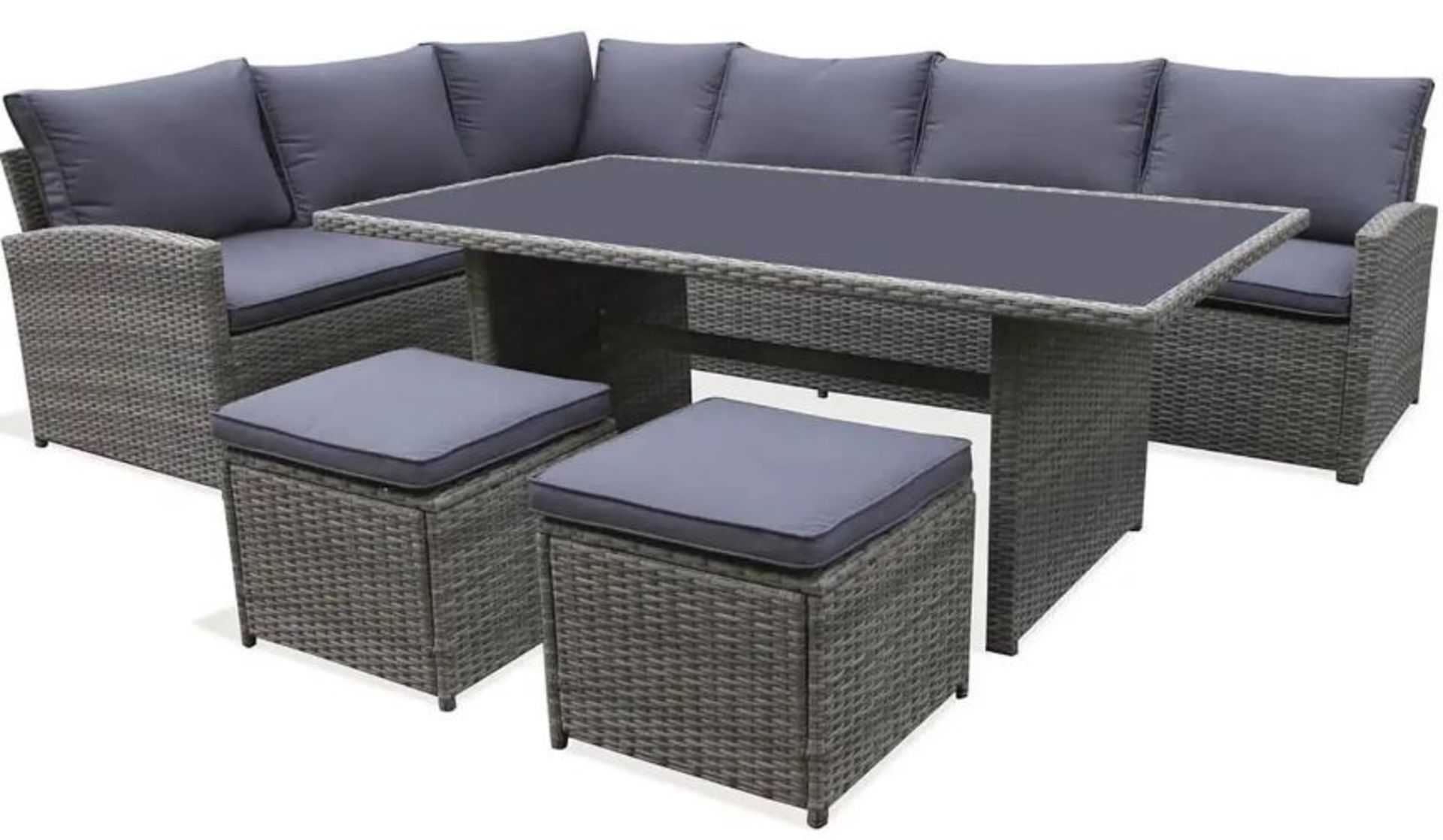 1x Matara Corner Sofa Dining Set RRP £645. Contents Appear As New. Clean, In Original Packaging Wi - Image 2 of 5