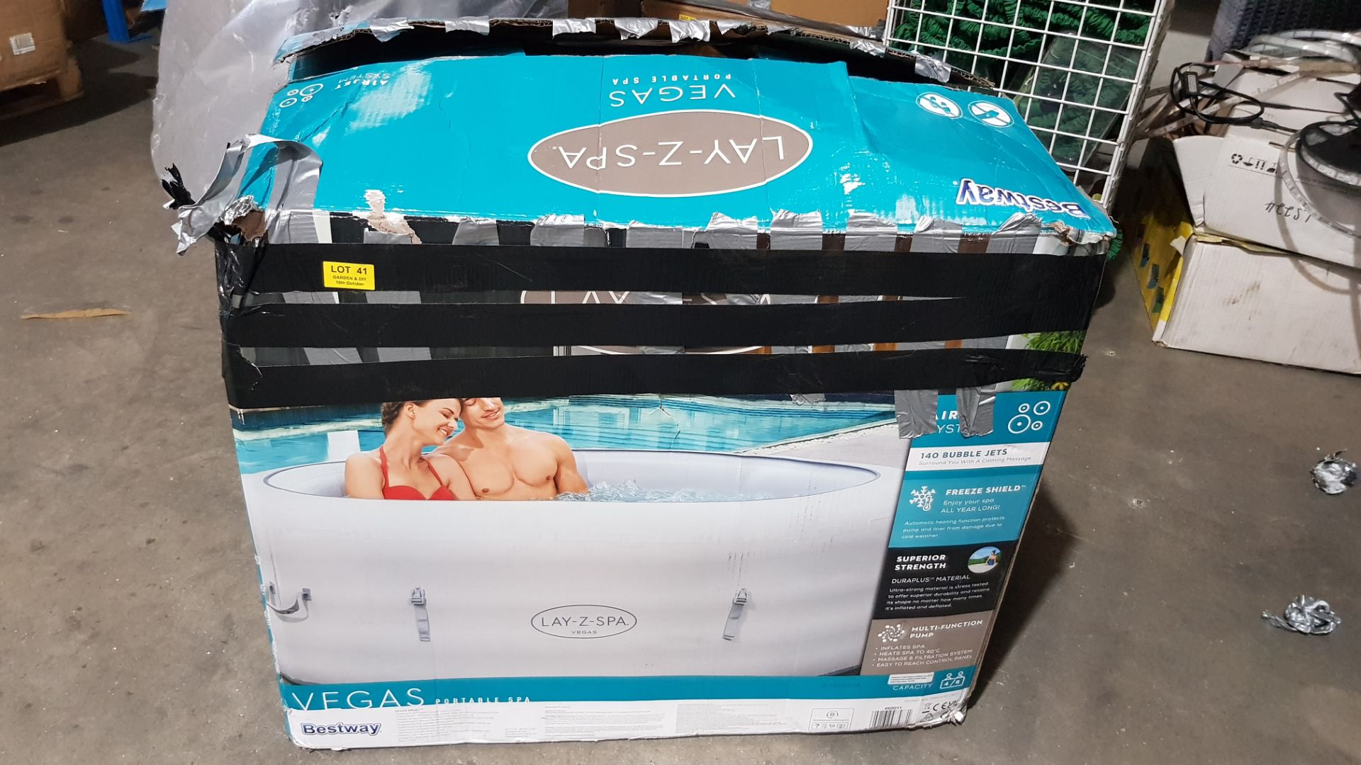 (4J) 1x BestWay Lay-Z-Spa Vegas RRP £490. Unchecked Item. - Image 3 of 7