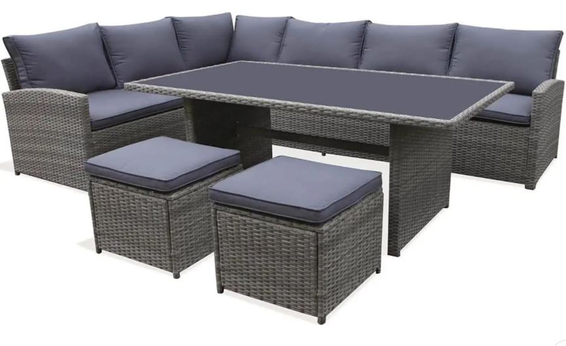 1x Matara Corner Sofa Dining Set RRP £645. Contents Appear As New (But Unit Has Very Small Damage T - Image 2 of 9