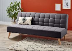 1x Click Clack Kelly Sofa Bed Grey RRP £200. Appears Complete – As New, Unused.
