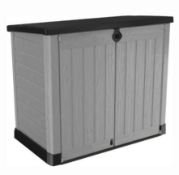 1x Keter Store It Out Ace Outdoor Garden Storage Shed RRP £160. 1200L (L132x W76x H110cm). Unit St