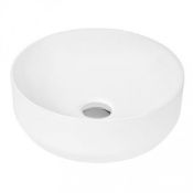 Hudson Reed Hudson Reed Vessel Sit-On Countertop Basin - 350mm Wide - 0 Tap Hole