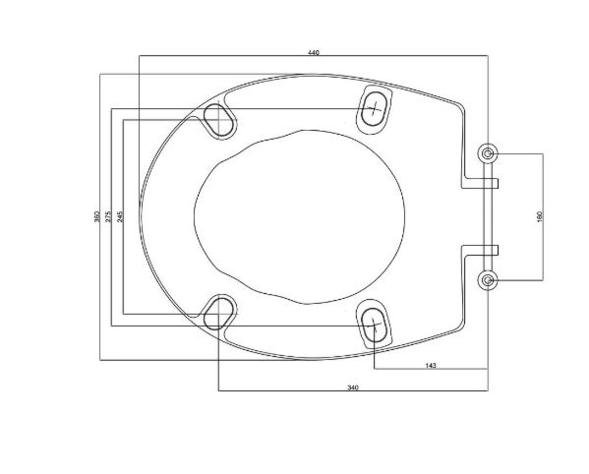 Nymas Nymas NymaCARE Single Ring Toilet Seat - Dark Blue - Image 3 of 4