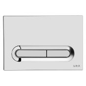 Vitra Loop T Mechanical Dual Flush Plate - High Gloss Chrome