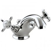 Bristan 1901 Basin Mixer Tap with Pop Up Waste - Chrome