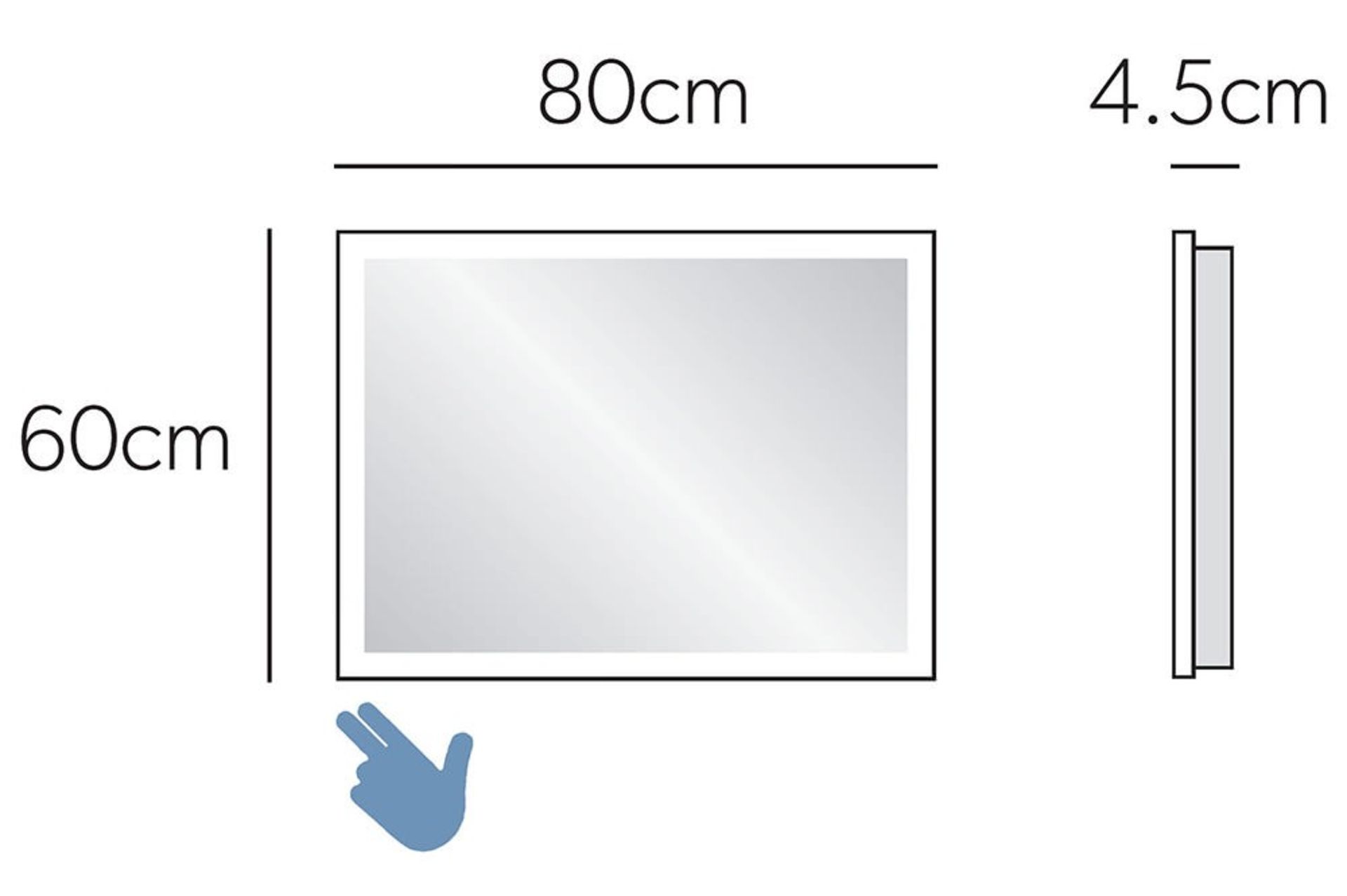 HIB Globe 60 Bathroom Mirror - Image 2 of 2