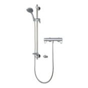 Triton Triton Elina Bar Mixer Exposed Thermostatic Shower Valve With Riser Rail