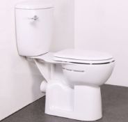 Nymas Nymas Nyma PRO Doc M Close Coupled Toilet Ware Set With Ring Seat And Lid - White
