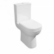 KARTELL Kartell Lifestyle Comfort Height Close Coupled Toilet Pan - White