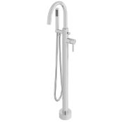 Vado Origins Floor Standing Bath Shower Mixer Tap with Shower Kit - Chrome