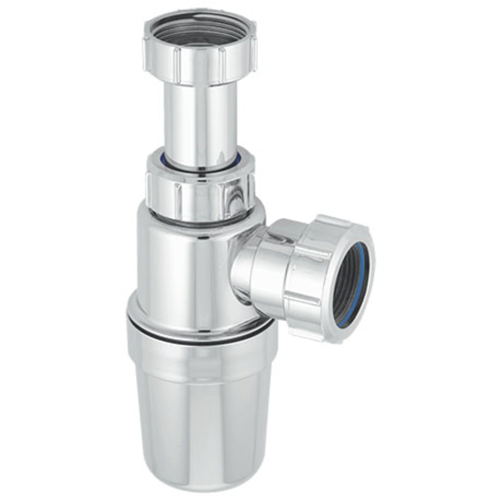 McAlpine 32mm Adjustable Inlet Slim Bottle Trap - Chrome - Image 2 of 3