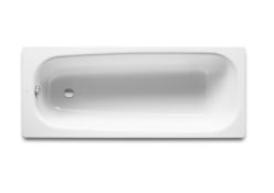 Roca Contesa Single Ended Steel Bath - 1700mm x 700mm - 2 Tap Hole