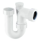 McAlpine 32mm Tubular Swivel Anti-Syphon 'P' Trap - White