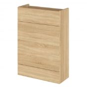 Hudson Reed Hudson Reed Fusion Compact WC Unit 600mm Wide - Natural Oak