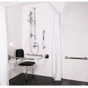 Nymas Nymas NymaSTYLE Doc M Shower Pack with Luxury Grab Rails - Polished