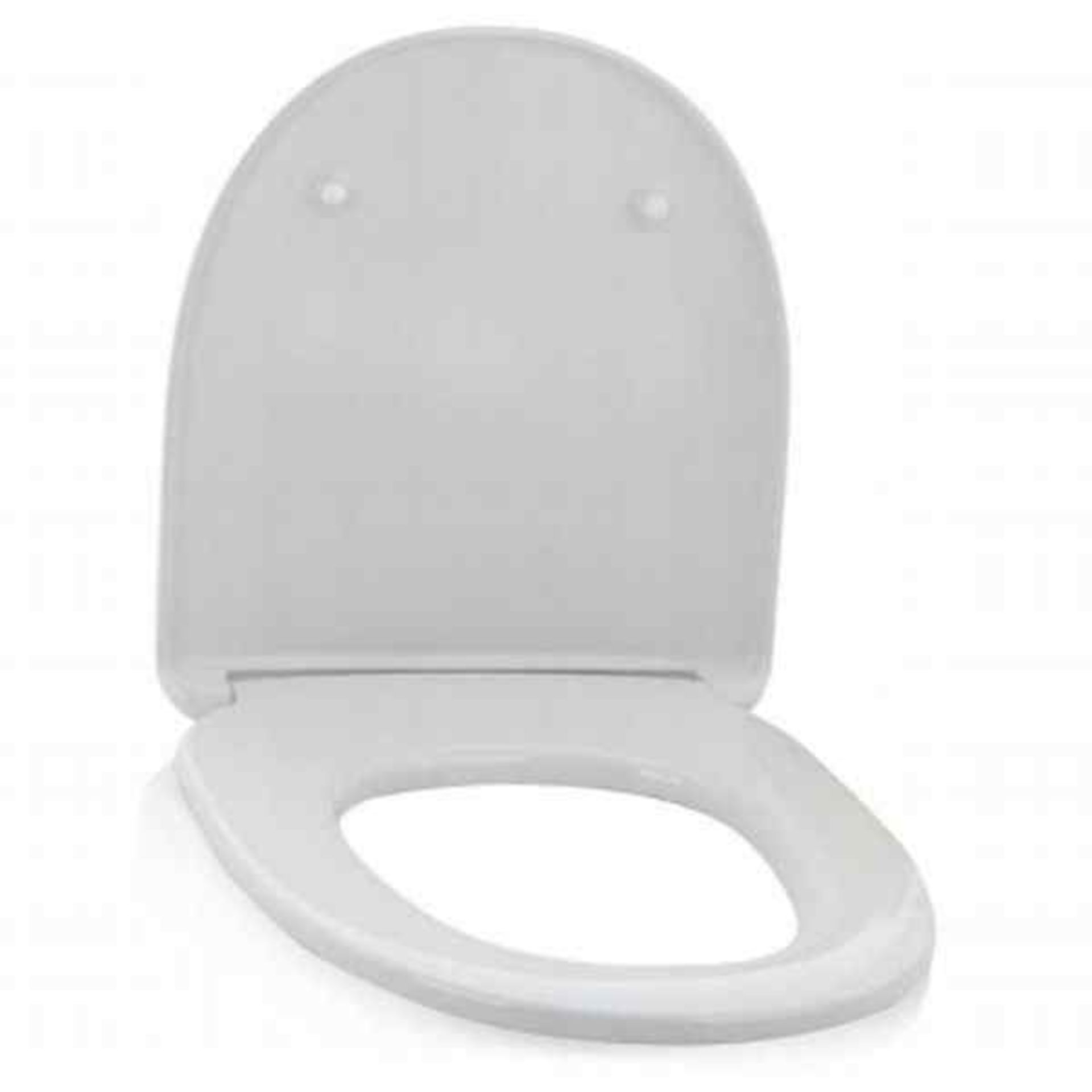 Lecico Lecico Universal Toilet Seat with SS Hinge - White