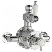Hudson Reed Hudson Reed Beaumont Exposed Shower Valve Dual Handle - Chrome
