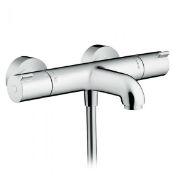Hansgrohe Hansgrohe Ecostat Thermostatic Exposed Bath Shower Mixer Tap - Chrome