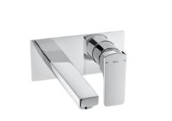 Roca L90 wall-mounted basin mixer Tap -Chrome