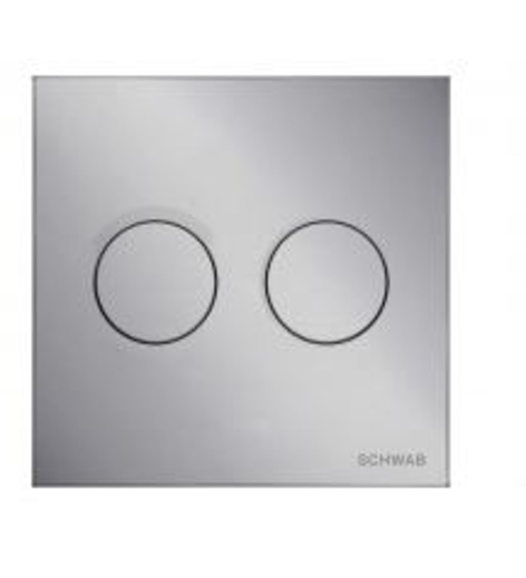 Fluidmaster Fluidmaster Schwab Itea Duo Flush Plate - Bright Chrome