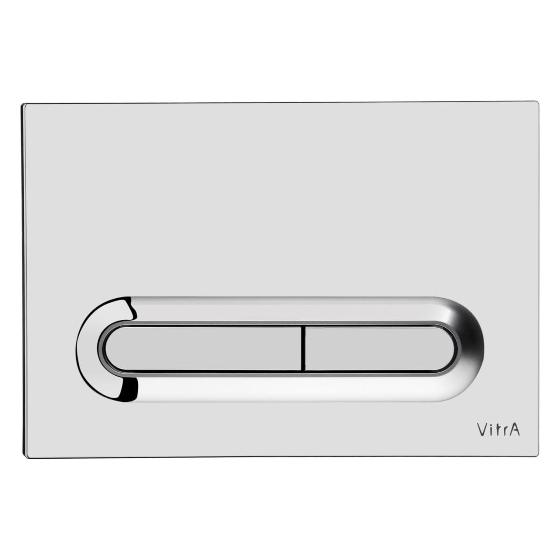 Vitra Elegance Dual Flush Plate - Polished Chrome