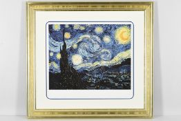 Starry Night" by Vincent van Gogh Limited Edition.