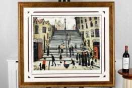 Steps at Wick" Limited Edition by L.S. Lowry.