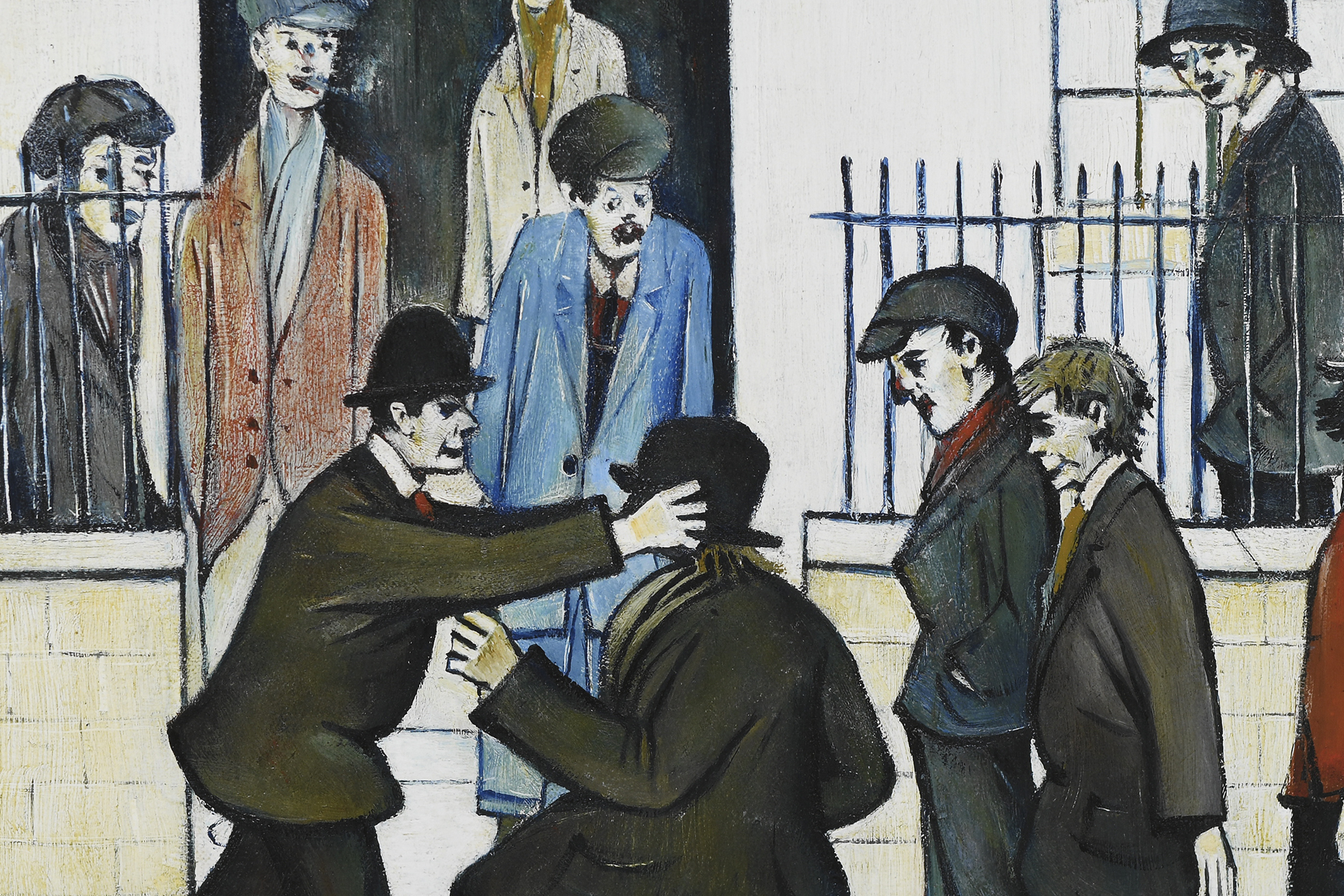 L.S. Lowry Limited Edition titled "A Fight c1935" - Image 7 of 7