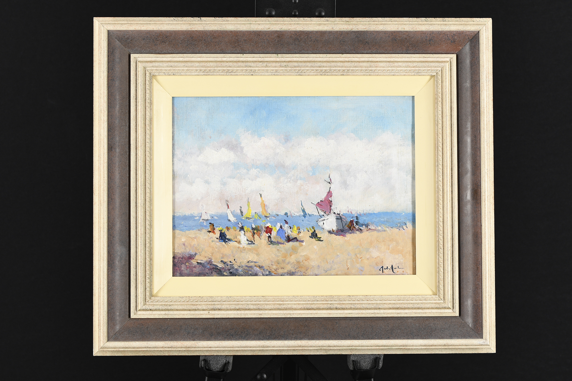 Original Framed Oil on Canvas by John Ambrose