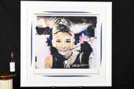 Audrey Hepburn Limited Edition by the Late Famous American Artist Sidney Maurer