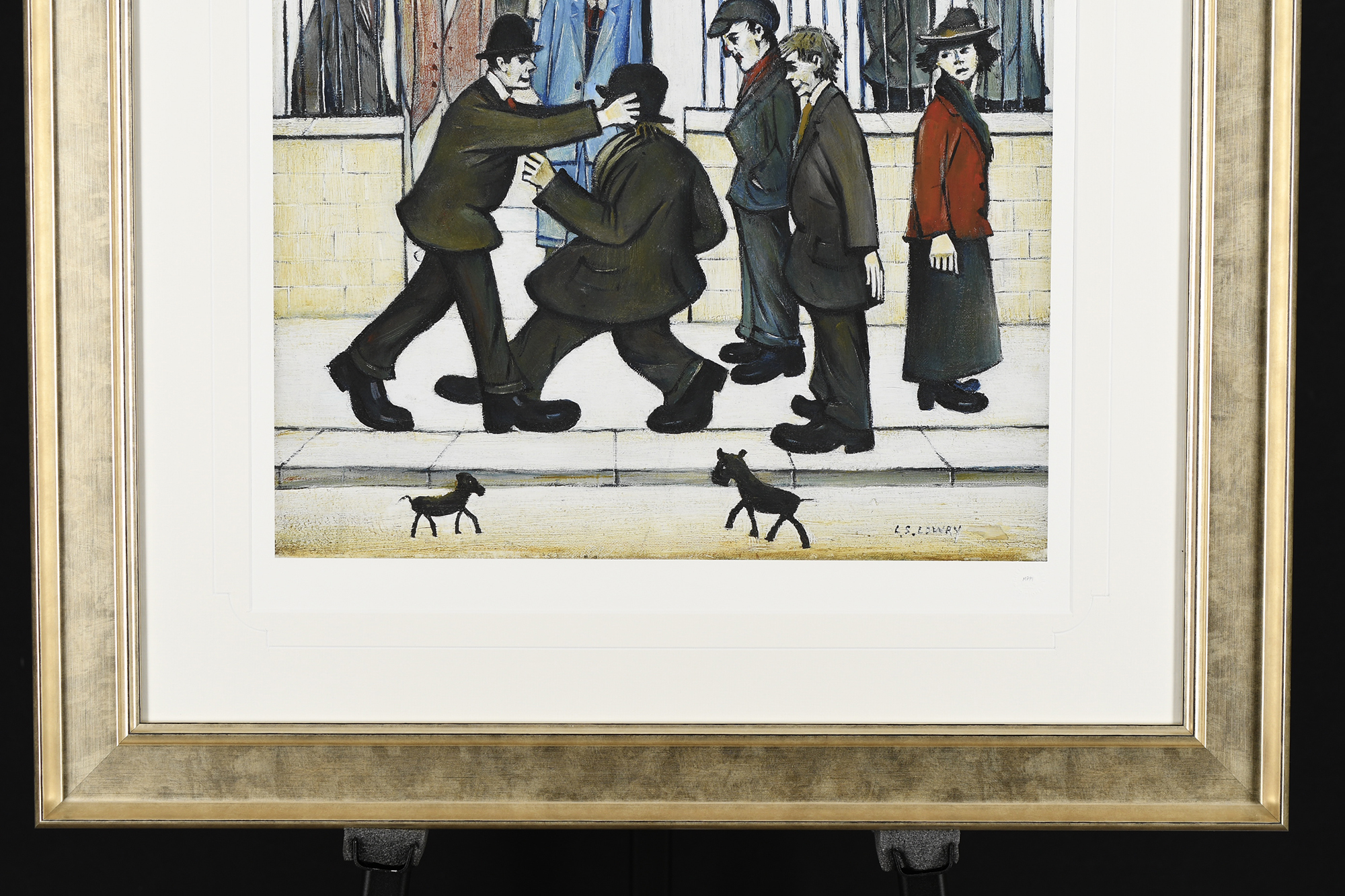 L.S. Lowry Limited Edition titled "A Fight c1935" - Image 6 of 7