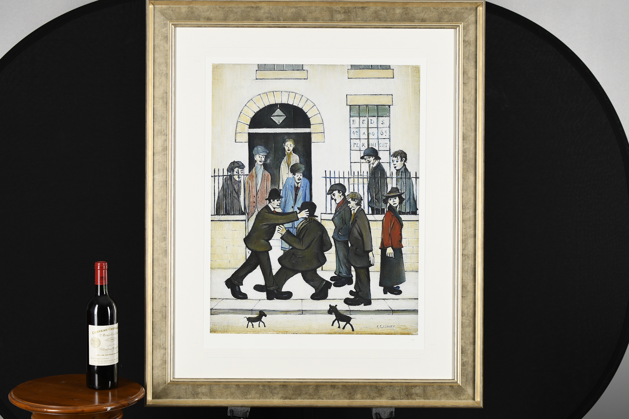 L.S. Lowry Limited Edition titled "A Fight c1935" - Image 2 of 7
